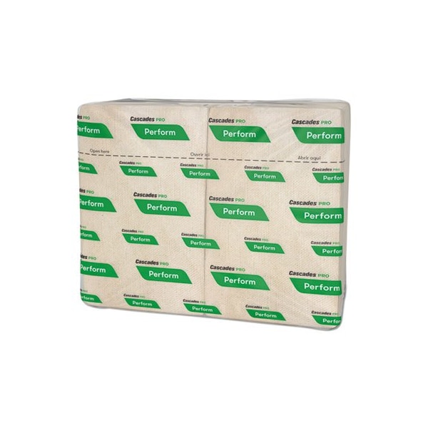 Cascades Pro Cascades, Perform Interfold Napkins, 1-Ply, 6 1/2 X 4 1/4, Natural, 6016PK T411 - main